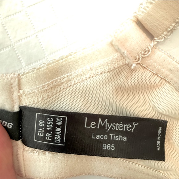 Le Mystere Dream Tisha Lace Full busted Bra size 40C in a cream colour. - Picture 7 of 7